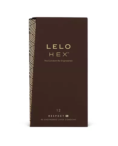 LELO - PRÉSERVATIFS HEX RESPECT XL PAQUET DE 12