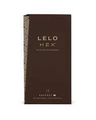 LELO - PRÉSERVATIFS HEX RESPECT XL PAQUET DE 12 LELO - PRÉSERVATIFS HEX RESPECT XL PAQUET DE 12