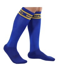 MACHO - CHAUSSETTES LONGUES TAILLE UNIQUE BLEU