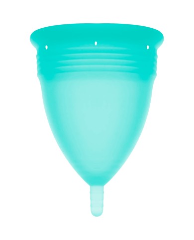 STERCUP - COUPE MENSTRUELLE EN SILICONE FDA AIGUE-MARINE - TAILLE S