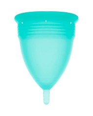 STERCUP - COUPE MENSTRUELLE EN SILICONE FDA AIGUE-MARINE - TAILLE S
