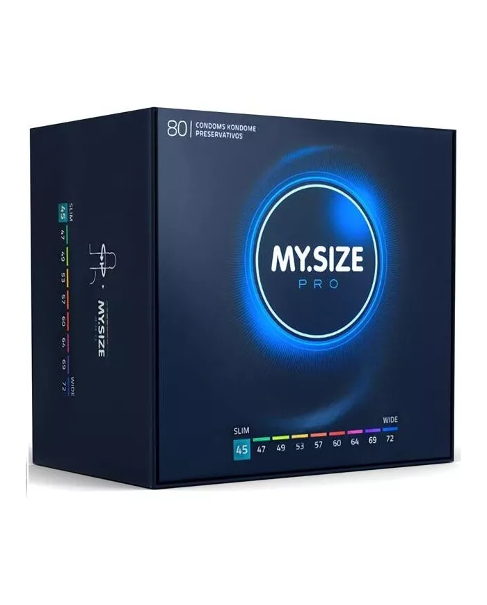 MY SIZE - PRO PRESERVATIFS 45 MM 80 UNITES MY SIZE - PRO PRESERVATIFS 45 MM 80 UNITES