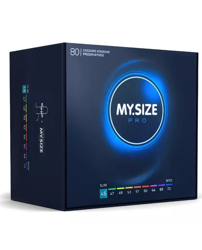 MY SIZE - PRO PRESERVATIFS 45 MM 80 UNITES MY SIZE - PRO PRESERVATIFS 45 MM 80 UNITES