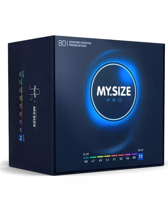 MY SIZE - PRO PRÉSERVATIFS 72 MM 80 UNITÉS