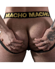MACHO - MX25AC JOCK CUIR JAUNE S
