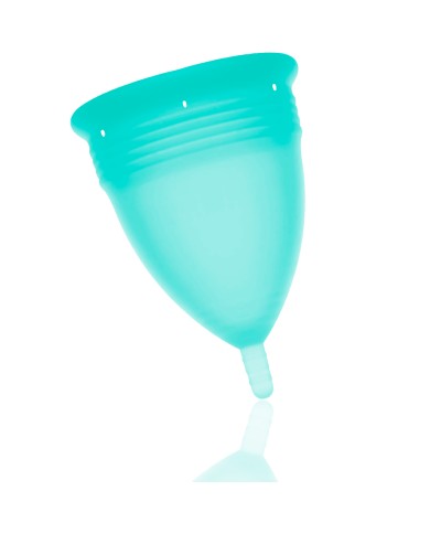 STERCUP - COUPE MENSTRUELLE EN SILICONE FDA AIGUE-MARINE - TAILLE S