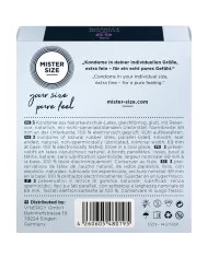 MISTER SIZE - PRÉSERVATIFS TAILLE XXXL 69 MM (3 UNITÉS) MISTER SIZE - PRÉSERVATIFS TAILLE XXXL 69 MM (3 UNITÉS)
