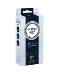 MISTER SIZE - PRÉSERVATIF TAILLE L 57 MM (10 UNITÉS) MISTER SIZE - PRÉSERVATIF TAILLE L 57 MM (10 UNITÉS)