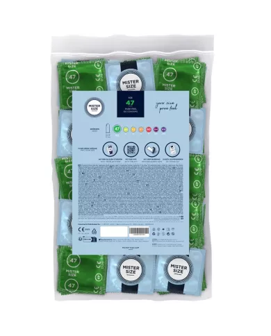 MISTER SIZE - PRÉSERVATIF TAILLE XS 47 MM (100 UNITÉS)