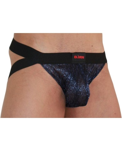 BURN - 006 JOCK BLEU BRILLANT / NOIR S