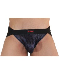 BURN - 006 JOCK BLEU BRILLANT / NOIR S