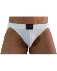 BURN - 007 JOCK LYCRA BLANC S