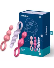 SATISFYER - JEU DE BOUCHONS ANAL 3 PCS TRICOLORE SATISFYER - JEU DE BOUCHONS ANAL 3 PCS TRICOLORE