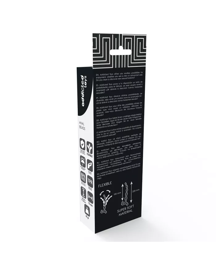 ADDICTED TOYS - BALLES ANAL 22 CM NOIR
