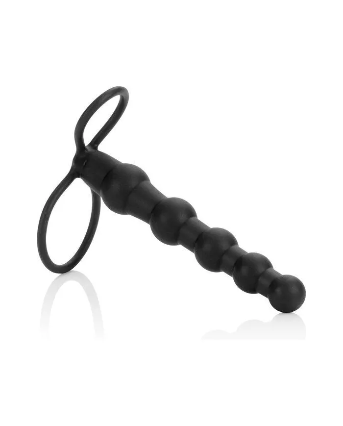 CALEXOTICS - PERLE DOUBLE PÉNÉTRATEUR NOIR CALEXOTICS - PERLE DOUBLE PÉNÉTRATEUR NOIR