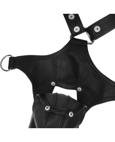 FETISH SUBMISSIVE ATTITUDE - HARNAIS JOCK STRAP EN CUIR ÉCOLOGIQUE POUR HOMMES