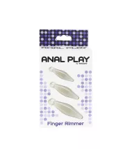 TOYJOY - JEU ANAL FINGER RIMMER 3 PIÈCES TRANSPARENT