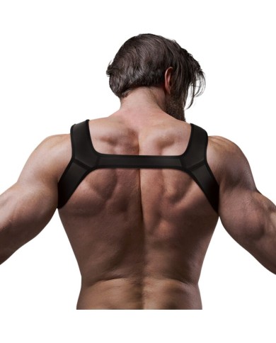 FETISH SUBMISSIVE ATTITUDE - HARNAIS DE POITRINE EN NÉOPRÈNE POUR HOMMES TAILLE M