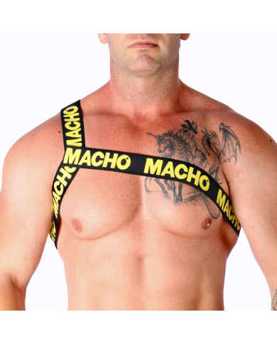 MACHO - HARNAIS ROMAIN JAUNE S/M