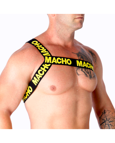 MACHO - HARNAIS ROMAIN JAUNE S/M