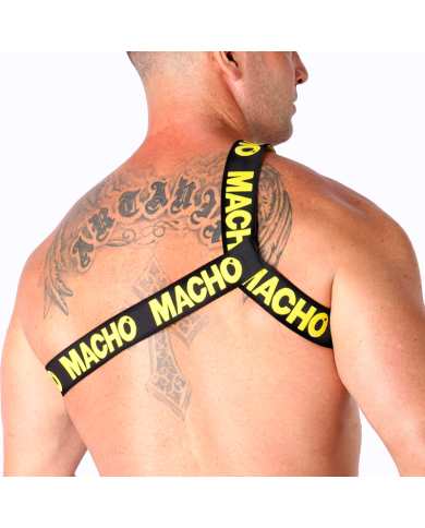 MACHO - HARNAIS ROMAIN JAUNE S/M