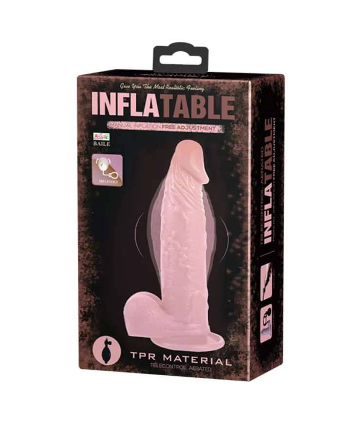 DANCE - GODE GONFLABLE RÉALISTE AVEC VENTOUSE 15 CM