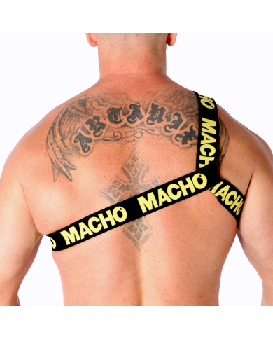 MACHO - HARNAIS ROMAIN JAUNE S/M