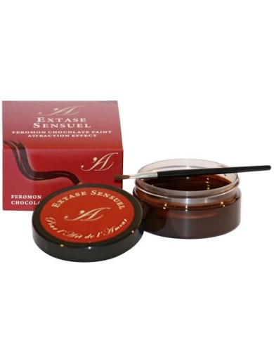 EXTASE SENSUAL - PEINTURE CORPORELLE AU CHOCOLAT AVEC EFFET DATTRACTION 50 ML