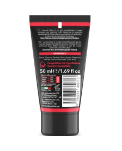 INTIMATELINE LUXURIA - GEL SEXUEL ORAL SAVEUR FRAISE 50 ML