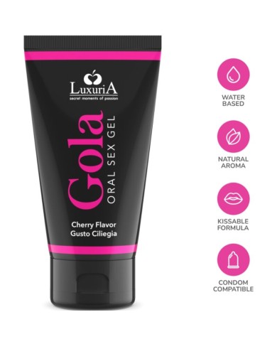 INTIMATELINE LUXURIA - GEL SEXUEL ORAL SAVEUR CERISE 50 ML