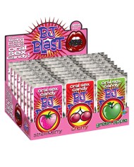 PIPEDREAM - BJ BLAST FRAISE / CERISE ET POMME VERTE - PRÉSENTOIR - 36 PIÈCES