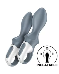 SATISFYER - AIR PUMP BOOTY 1 VIBRATEUR GONFLABLE ANAL GRIS