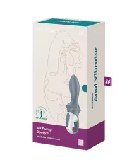 SATISFYER - AIR PUMP BOOTY 1 VIBRATEUR GONFLABLE ANAL GRIS