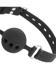 DARKNESS - BTON EN SILICONE RESPIRANT NOIR