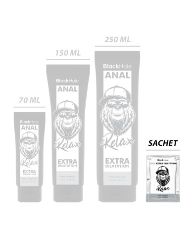 BLACK HOLE - GEL À BASE D'EAU EXTRA DILATATION 6 ML DOSE UNIQUE