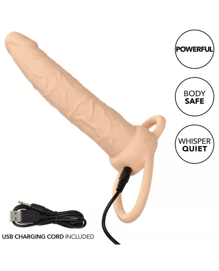 CALEXOTICS - PERFORMANCE MAXX RECHARGEABLE DOUBLE PÉNÉTRATEUR PEAU CLAIRE CALEXOTICS - PERFORMANCE MAXX RECHARGEABLE DOUBLE PÉNÉTRATEUR PEAU CLAIRE