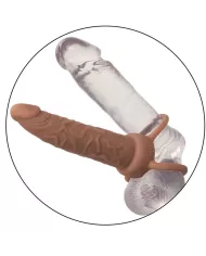 CALEXOTICS - PERFORMANCE MAXX RECHARGEABLE DOUBLE PÉNÉTRATEUR PEAU BRUN CALEXOTICS - PERFORMANCE MAXX RECHARGEABLE DOUBLE PÉNÉTRATEUR PEAU BRUN