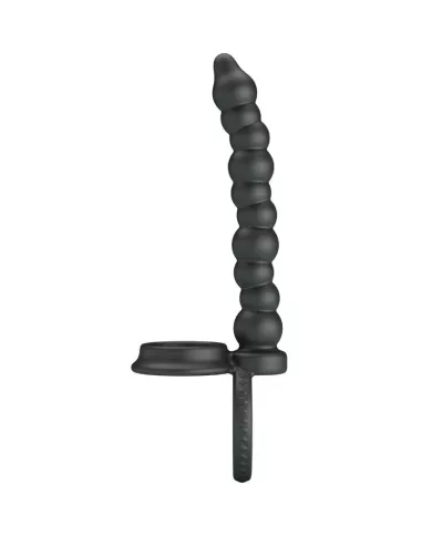 PRETTY LOVE - ANNEAU PÉNÉTRANT À DOUBLE PÉNÉTRATION DILLION NOIR