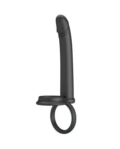 PRETTY LOVE - DILLION DOUBLE PÉNÉTRATION DOUBLE ANNEAU PÉNAL NOIR