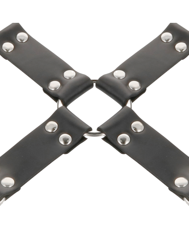 DARKNESS - MENOTTES EN CUIR POUR PIEDS ET MAINS NOIR