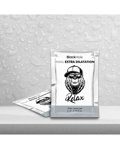 BLACK HOLE - GEL À BASE D'EAU EXTRA DILATATION 6 ML DOSE UNIQUE