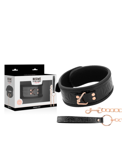 BEGME - BLACK EDITION PREMIUM COLLIER EN CUIR VEGAN