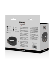 BEGME - BLACK EDITION PREMIUM COLLIER EN CUIR VEGAN