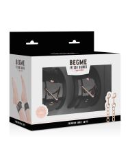 BEGME - BLACK EDITION PREMIUM MENOTTES POUR CHEVILLES