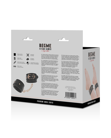 BEGME - BLACK EDITION PREMIUM MENOTTES POUR CHEVILLES