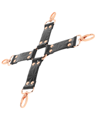 BEGME - BLACK EDITION CRAVATE EN CUIR VEGAN