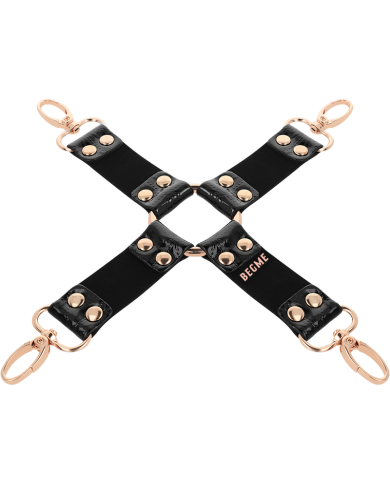 BEGME - BLACK EDITION CRAVATE EN CUIR VEGAN