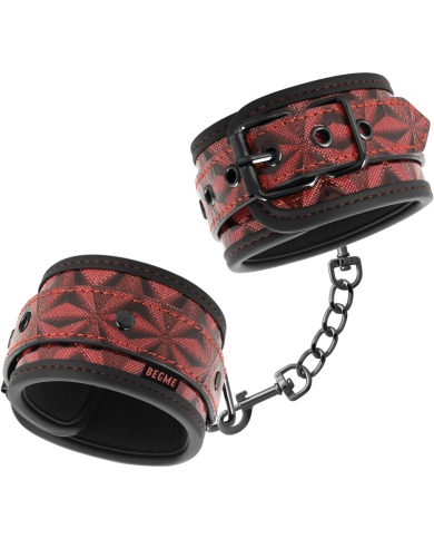 BEGME - CHEVILLES PREMIUM ÉDITION ROUGE AVEC DOUBLURE EN NÉOPRÈNE