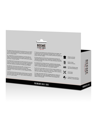 BEGME - MÂCHOIRE EN CUIR VÉGÉTALIEN ÉDITION ROUGE