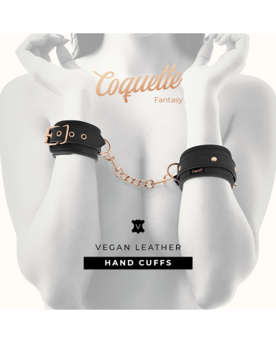 COQUETTE CHIC DESIRE - MENOTTES FANTASY EN CUIR VÉGAN AVEC DOUBLURE EN NOPRÈNE